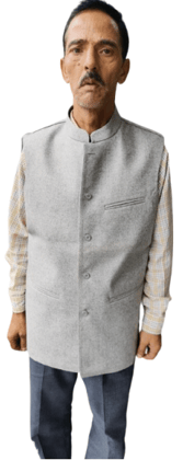 Waist Coat Pasting Cream 40 Inches