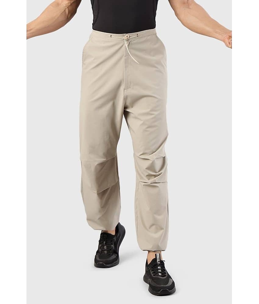 Fuaark Beige Polyester Men's Sports Trackpants ( Pack of 1 )