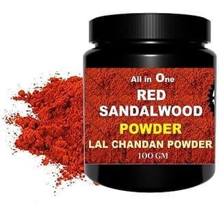 Red Sandalwood Powder Black Jar