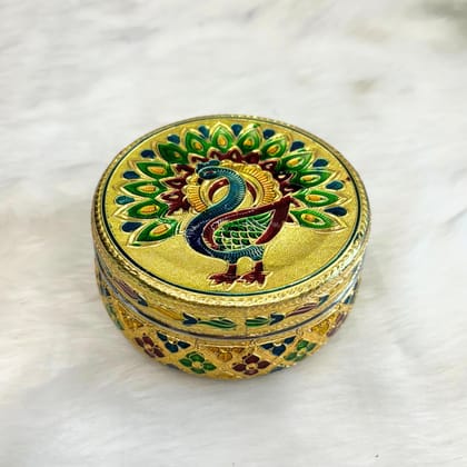NAVRANG Peacock Golden Meena Dabbi No.7