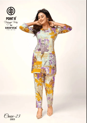 Craze 23 Deeptex Prints Co Ord Set Craze 23 Deeptex Prints Co Ord Set