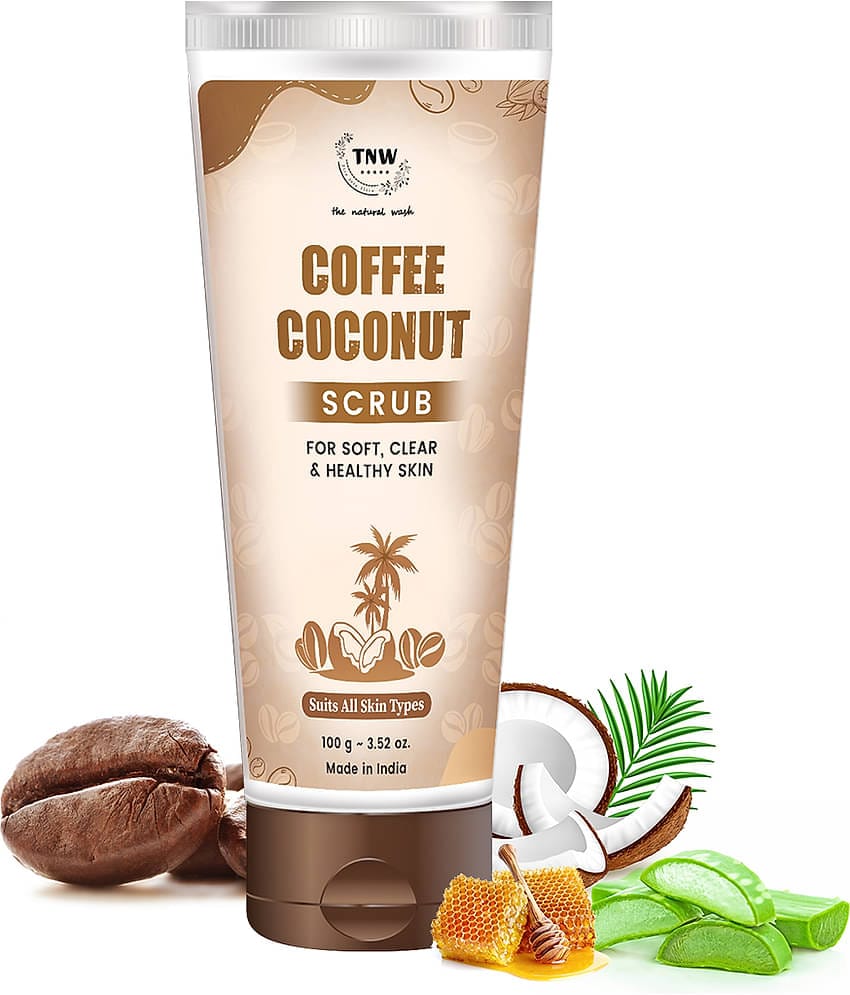 TNW - The Natural Wash Coffee Coconut Scrub For Radiant & Healthy Skin, 100G