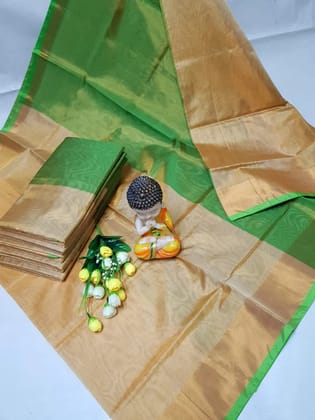 Exquisite Uppada Pattu Tissue Sarees