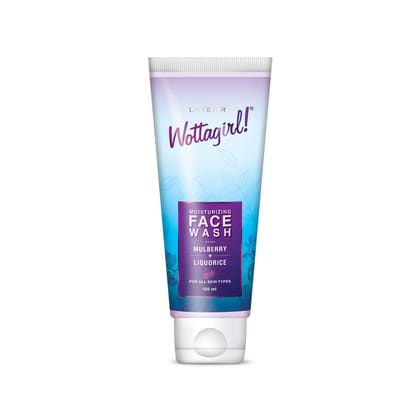Layer'r Wottagirl Moisturizing Face Wash for all skin types with extracts of Mulberry and Liquorice 100ml