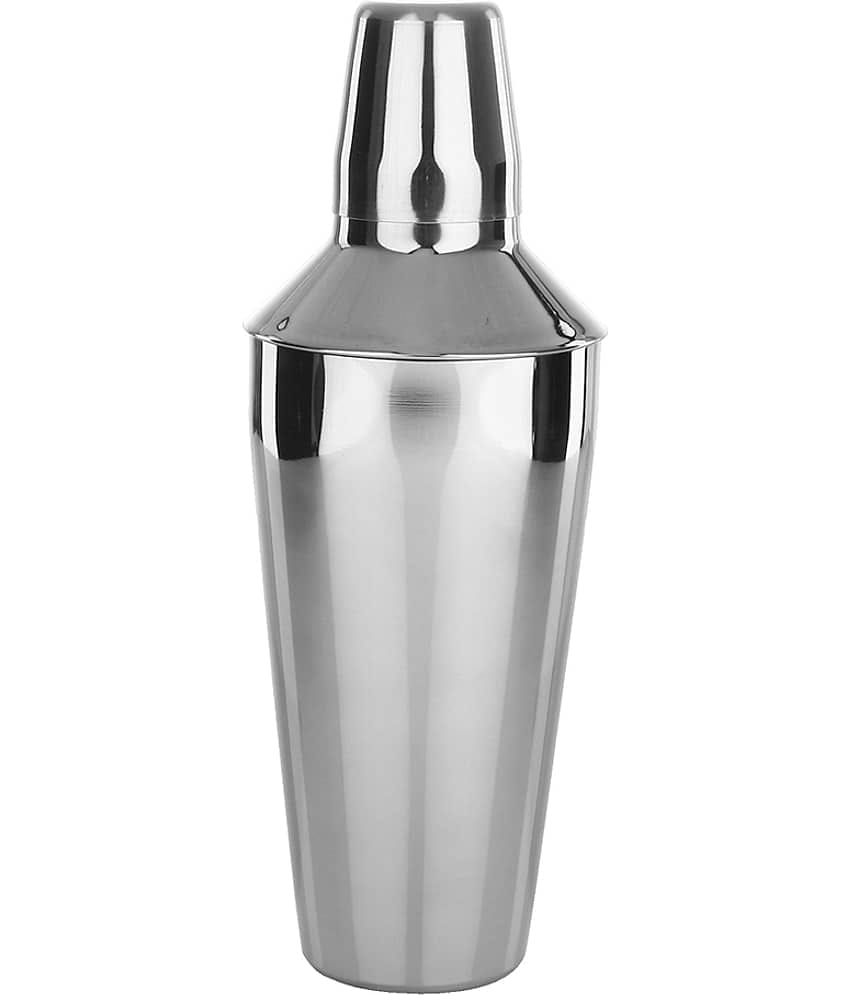 JBP Xpreza Silver Stainless Steel Cocktail Shaker Bottle - 500ml