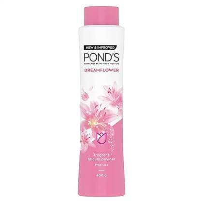 Pond's Dreamflower Fragrant Talcum Powder Pink Lily 400 G