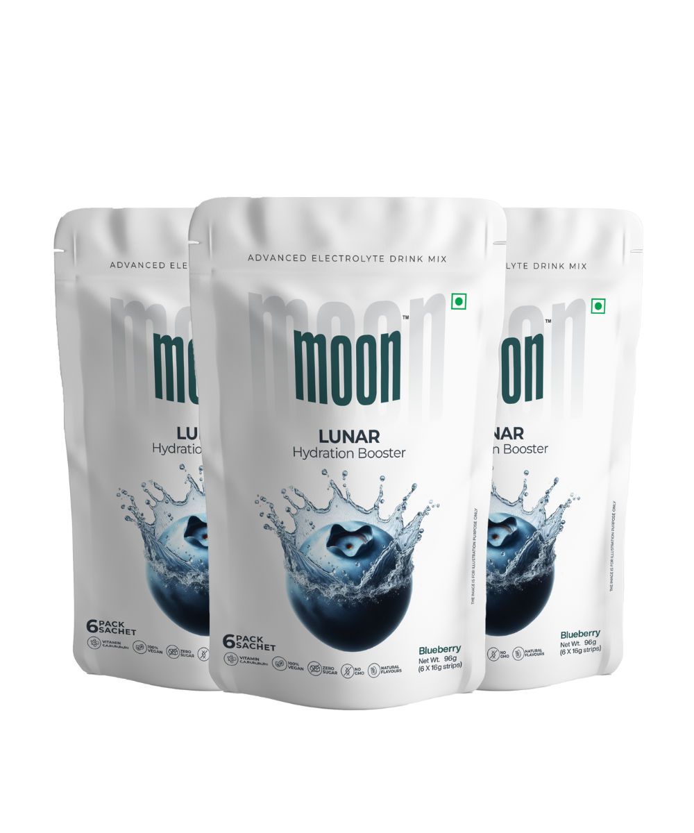 Moon Lunar Blueberry Hydration, 96 gm - Pack of 3