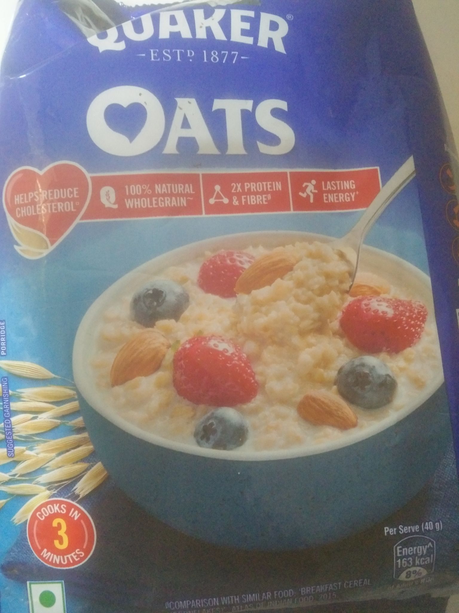 Quaker oats 400g