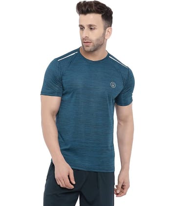 Chkokko - Grey Polyester Regular Fit Men's Sports T-Shirt ( Pack of 1 )