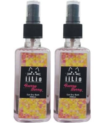 Furry Berry Cat dry bath shampoo Pack of 2 (400ML)