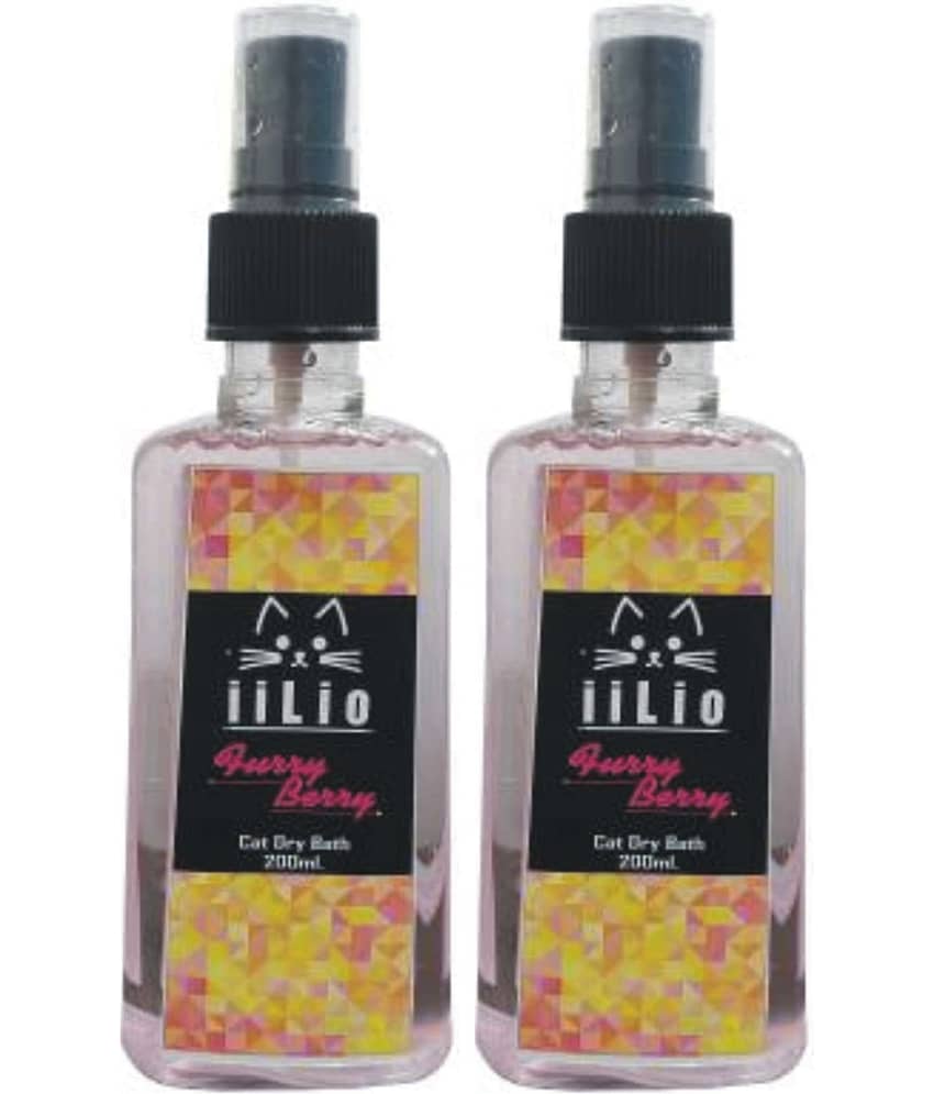 Furry Berry Cat dry bath shampoo Pack of 2 (400ML)