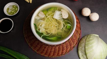 Chicken talumein soup
