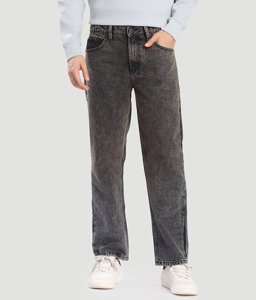 Bene Kleed Relaxed Clean Look Men's Jeans - Grey ( Pack of 1 )