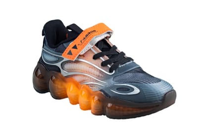 Abros Children Black / Orange Sports Shoe-Black/Orange / 9