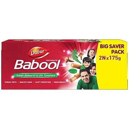 Dabur Babool Toothpaste, 175 g (Pack of 2)