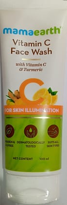 Mamaearth vitamin c face wash with vitamin c & turmeric 100ml