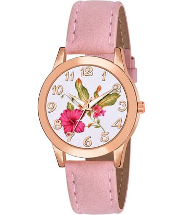 DECLASSE Leather Round Womens Watch