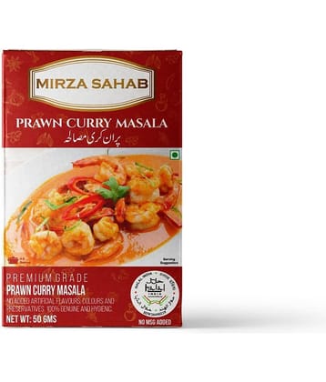 Mirza Sahab Prawn Curry Masala Instant Mix 50 gm Pack of 4