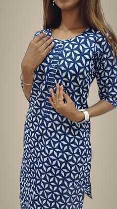Mom And Me Kurta Set (L) | Pure Cotton, Printed | Ethnic Casual