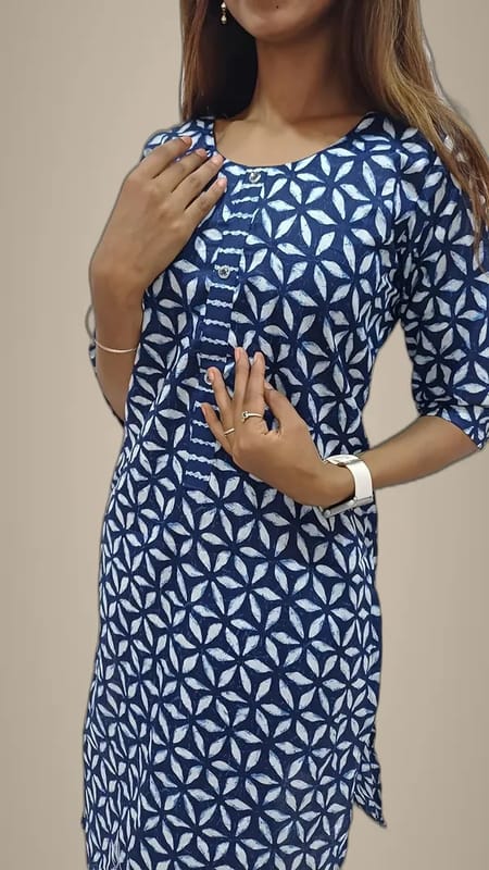 Mom And Me Kurta Set (L) | Pure Cotton, Printed | Ethnic Casual