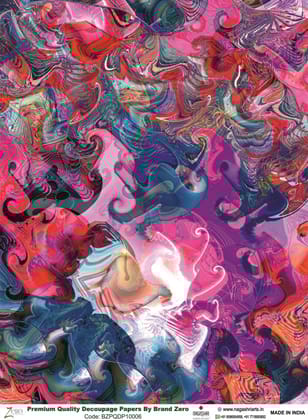 Brand Zero Premium Quality Decoupage Paper Pack of Two - Design Code: BZPQDP10006