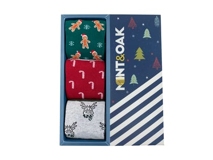 The North Pole Set-of-3 Crew Socks for Men