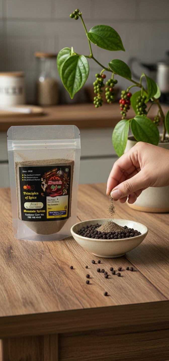 Black paper powder,/ kalimirch powder 50 G