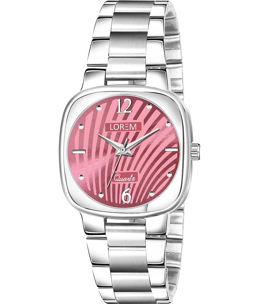 Lorem Silver Metal Analog Womens Watch