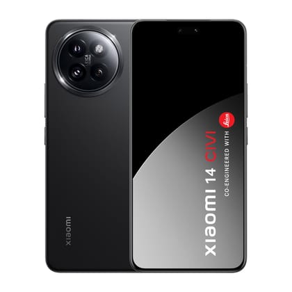 XIAOMI 14 Civi Shadow Black (8GB RAM 256GB Storage) | 50 MP Leica Triple Camera| SD 8s Gen 3 | 1.5K Quad Curved AMOLED HyperOS XIAOMI 14 Civi Shadow Black (8GB RAM 256GB Storage) | 50 MP Leica Triple Camera| SD 8s Gen 3 | 1.5K Quad Curved AMOLED HyperOS 