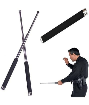 Tactical Telescopic. Baton Stainless Steel Self Defence  Security Folding Stick