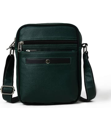 MATRICE - Green Solid Messenger Bag