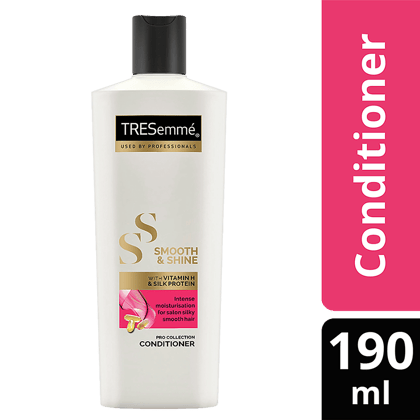 Tresemme Smooth & Shine Pro Collection Conditioner - Vitamin H & Silk Protein, Intense Moisturisation, 190 Ml Tresemme Smooth & Shine Pro Collection Conditioner - Vitamin H & Silk Protein, Intense Moisturisation, 190 Ml