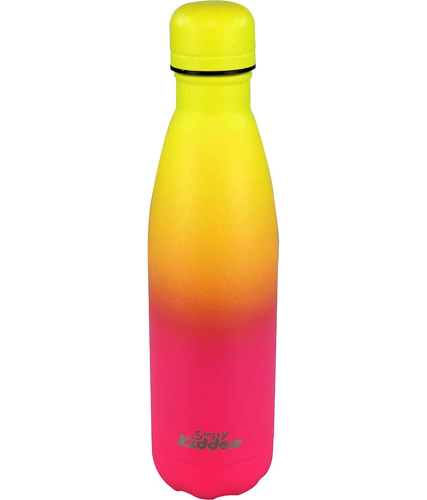 Smily  kiddos - Yellow Water Bottle 500 mL ( Set of 1 )