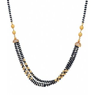 Arch Fashion Gold Plated Brass  Copper Festive/Designer Mangalsutra