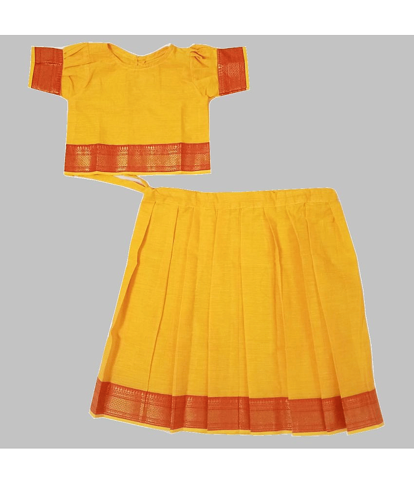 harshvardhanmart.com 100% Cotton For Baby Girls ( , Yellow )