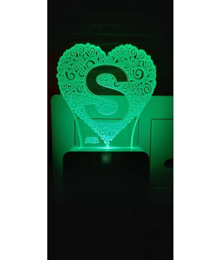 SUPER AJANTA - Multicolor Night Lamp ( Pack of 1 )