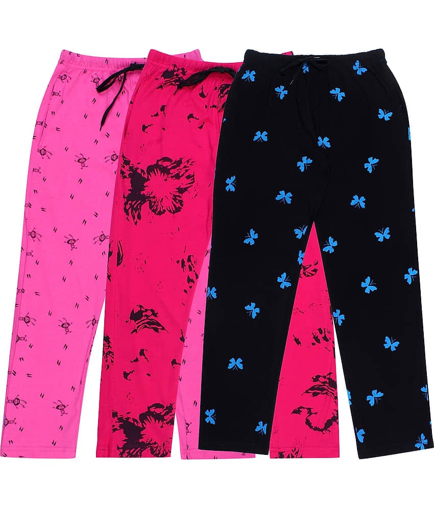 Diaz Pack of 3 Boys Cotton Trackpant ( Multi Color )