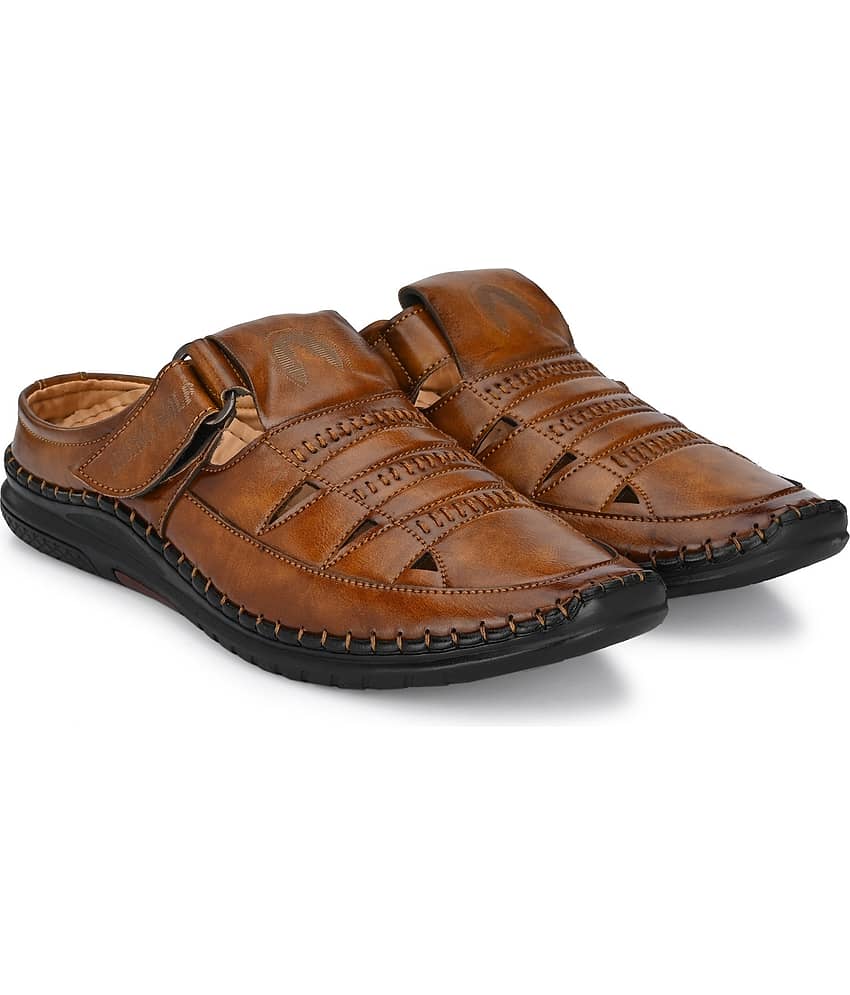 Rising Wolf - Tan Men's Sandals