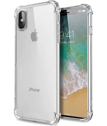 Spectacular Ace - Transparent Silicon Bumper Cases Compatible For Apple iPhone X ( Pack of 1 )