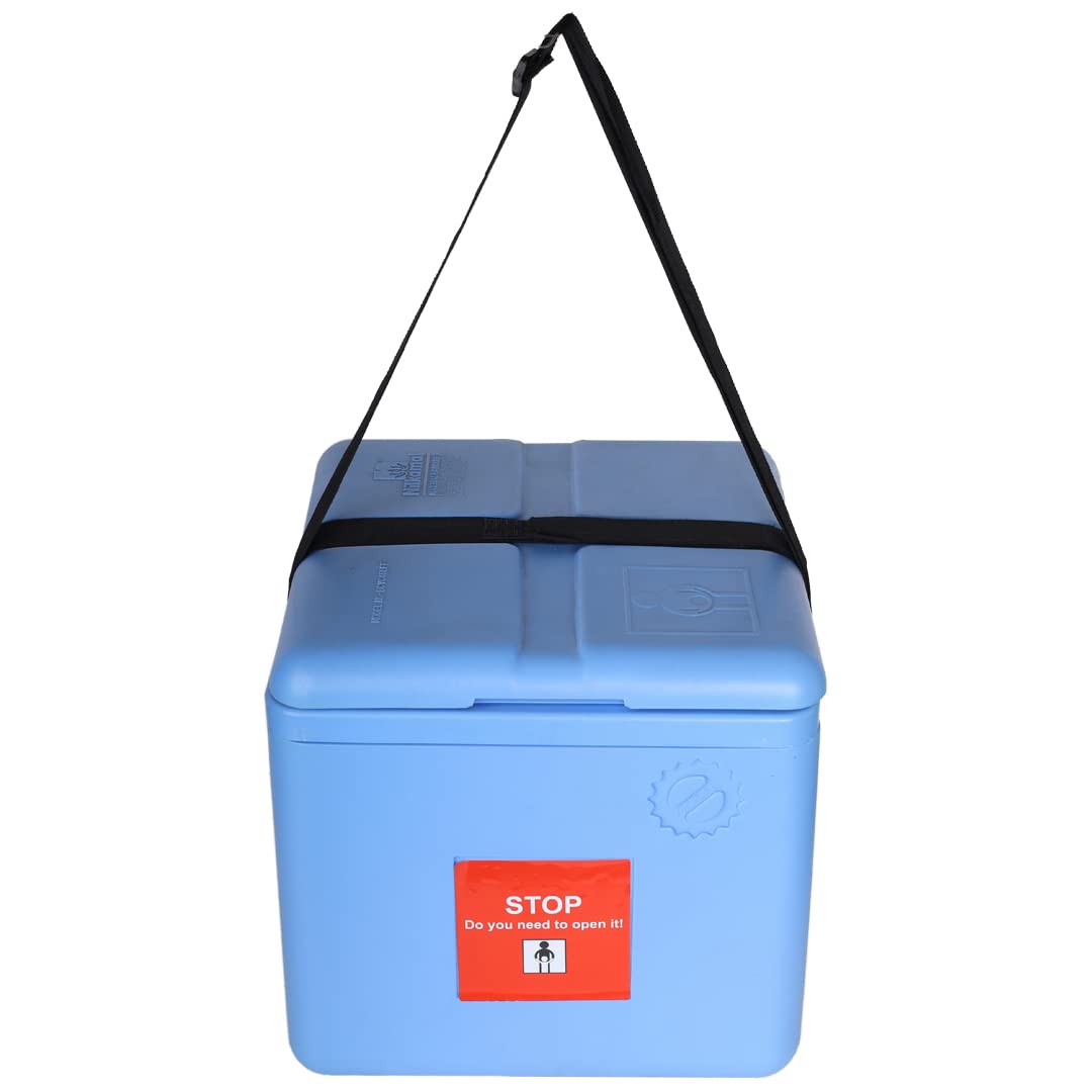 FAIRBIZPS Freeze Free Vaccine Carrier Box Large Portable Vaccine Storage Box for Safe Transportation of Vaccines During Immunization Activities (2.90 Ltr.)