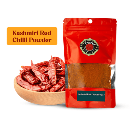 Buy Kashmiri Red Chilli Powder Online India - Mild Heat | Phoran