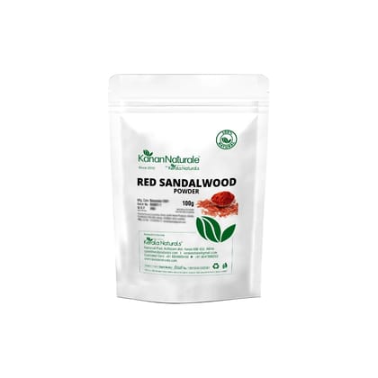 Red Sandalwood (Rakthachandan Powder) 100 gm (Size - 100gm) by Kerala Naturals