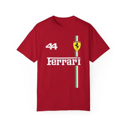 Lewis Hamilton Ferrari #44 - Unisex T-shirt Red S