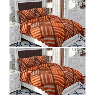 BEDZY Polar Fleece Winter Warm Double Bedsheet | Set of 2 Bedsheets