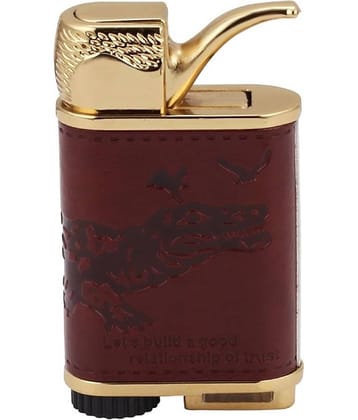PAAVI Red Brass Cigarette Lighter ( Pack of 1 )