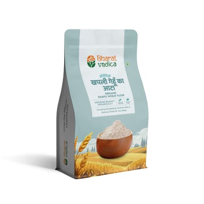 Bharat Vedica Organic Khapli Wheat Flour, 1 Kg