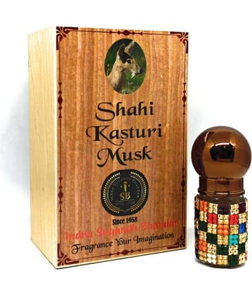 INDRA SUGANDH BHANDAR - World Best Kasturi|Musk Grade 1 Rare Musk Perfume Attar For Men & Women 3ml Pack Of 1