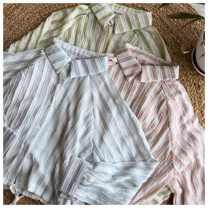 Island summer shirt-Blue / XS