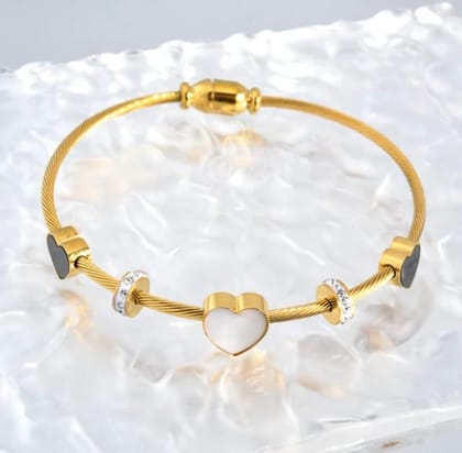 Charmed Hearts Bangle