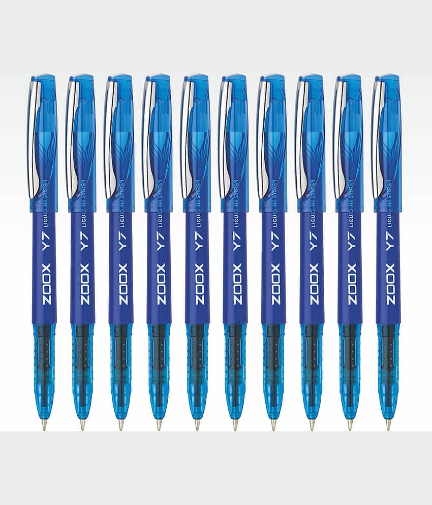 Flair Zoox Y7 Ball Pen Blue Pack of 10